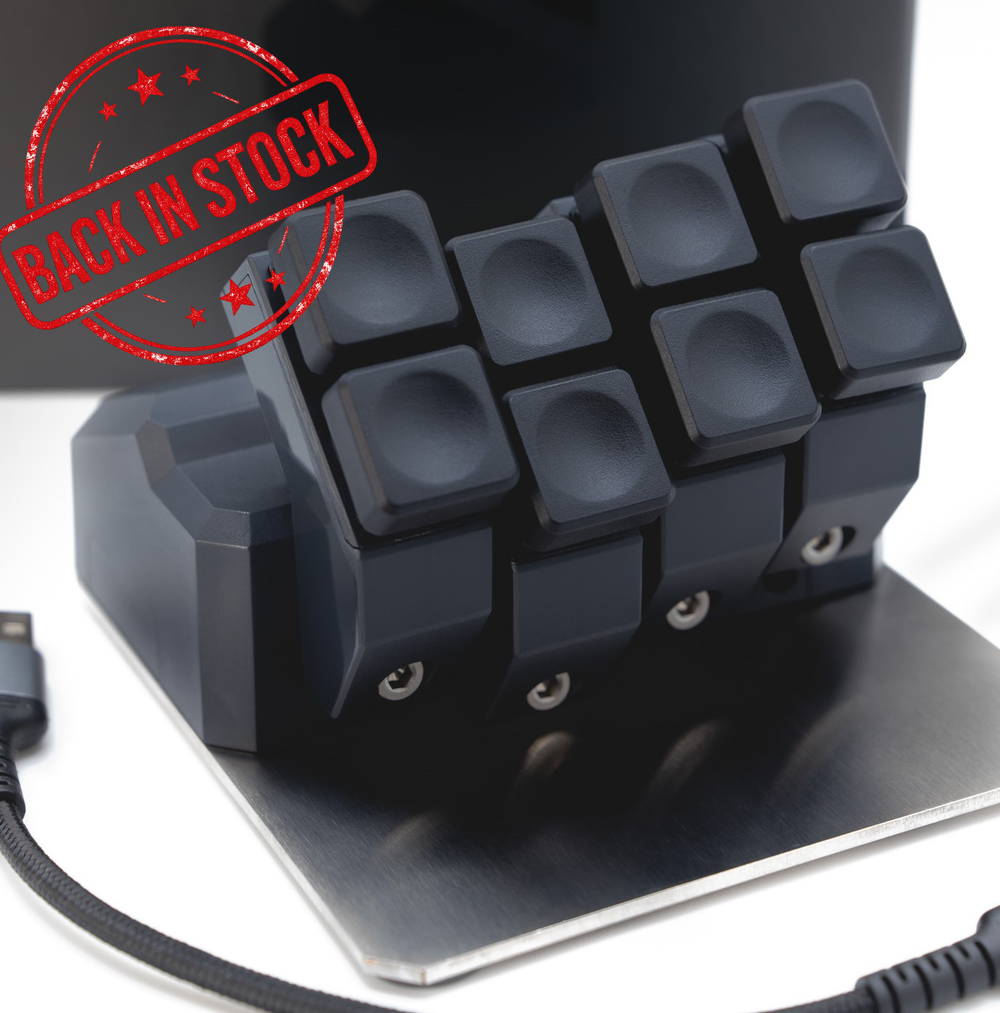 ButtonCommander Anthracite back in stock, Olive Version en route!