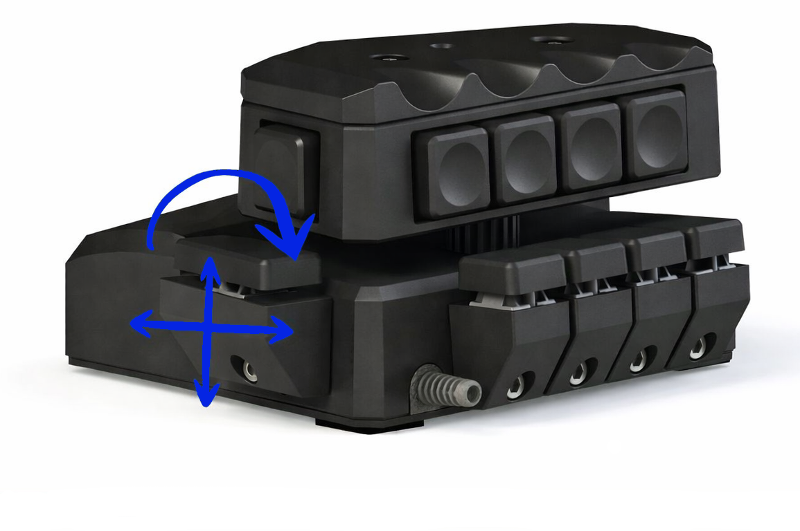 Adjust thumb button