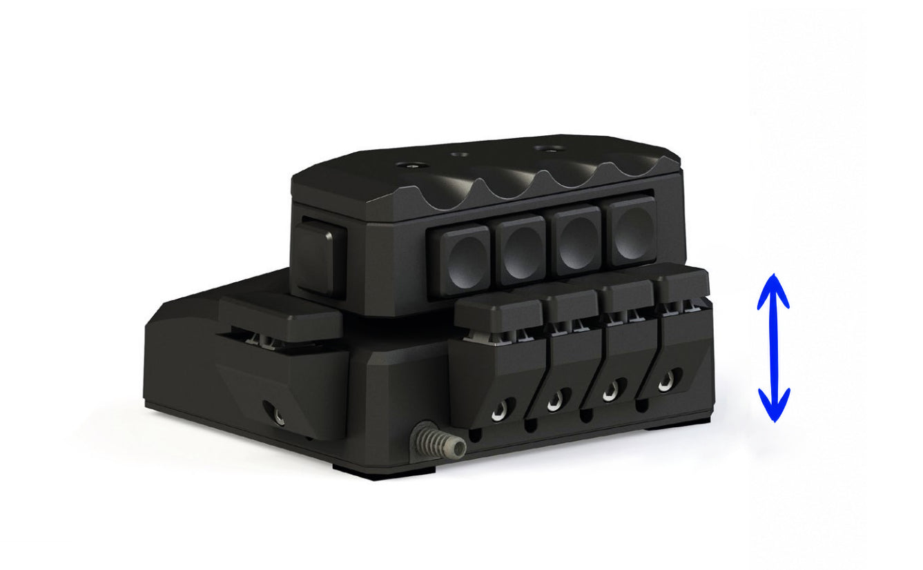 Adjust front secondary buttons