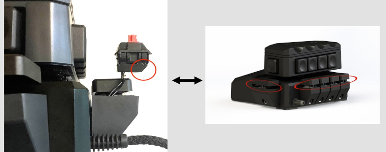 Installation orientation – lower row